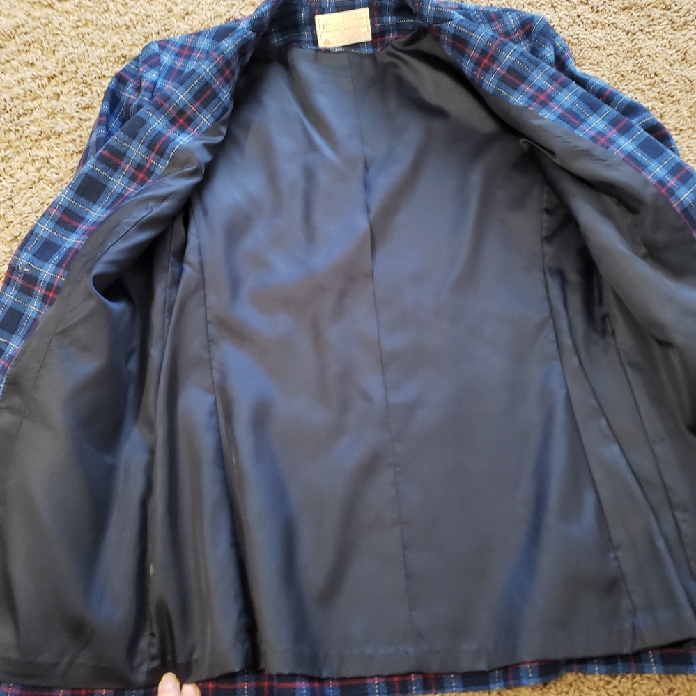 Pendleton Vintage 2 Button Blazer Midi Skirt Set … - image 5